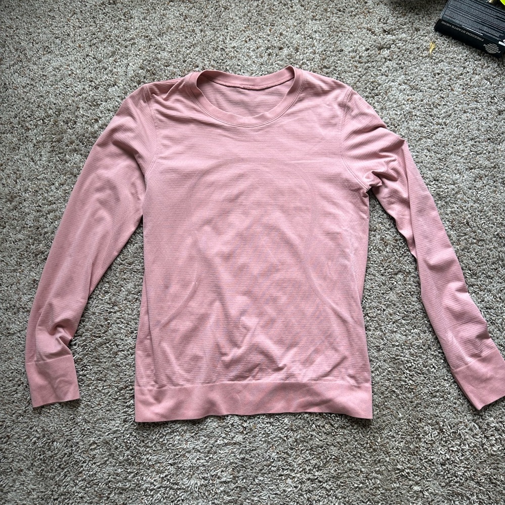 Lululemon pink swiftly tech long sleeve